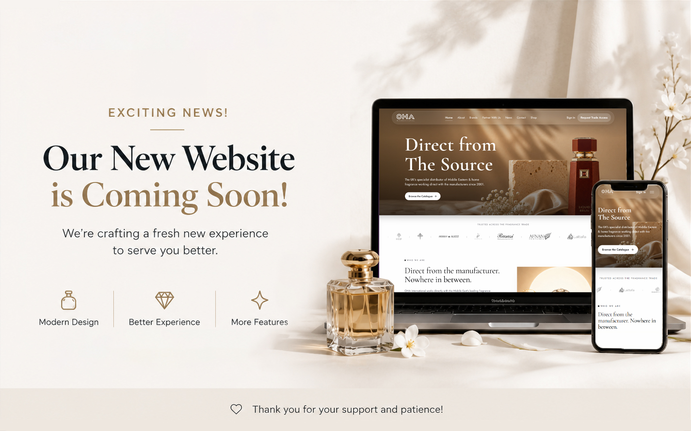 New Website Coming Soon